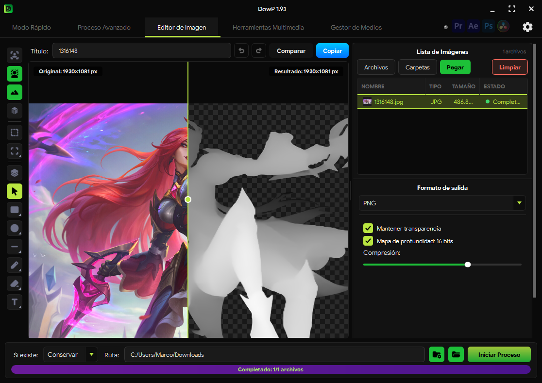 Editor de Imagen de DowP